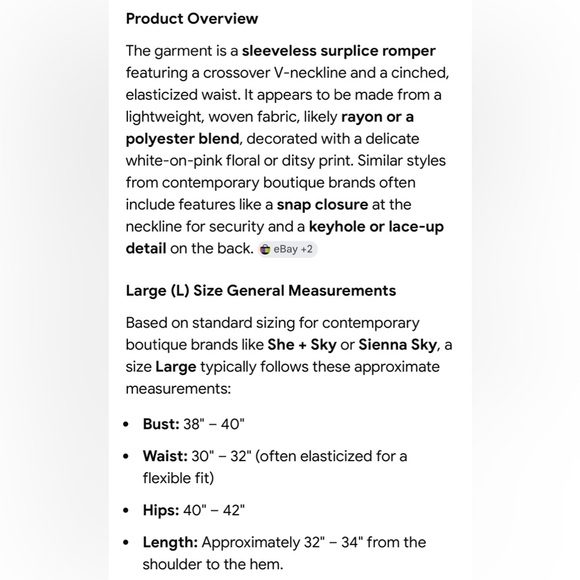 ✅She + Sky Rose Pink Floral Chiffon Wrap Romper - Picture 2 of 15